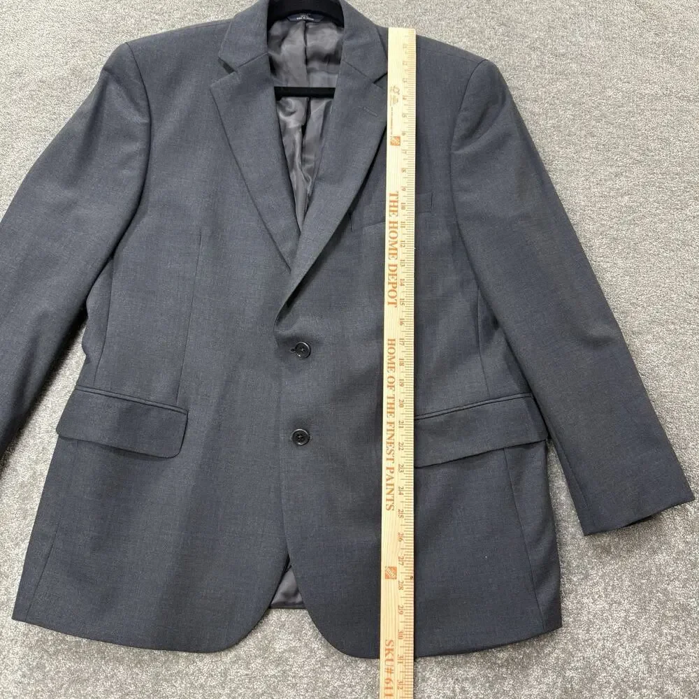 Brooks Brothers 346 Men’s 44S Charcoal‎ Wool Blend Stretch Blazer Sport Coat